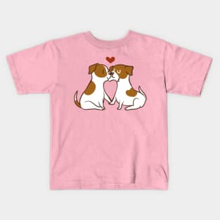 Jack Russell Terrier Kisses Kids T-Shirt